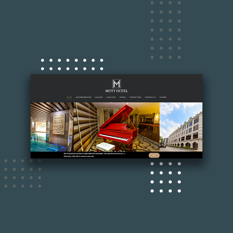 Moty Hotel — Website